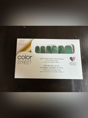 Color Street Better Late Than Feather Nail Polish Strips